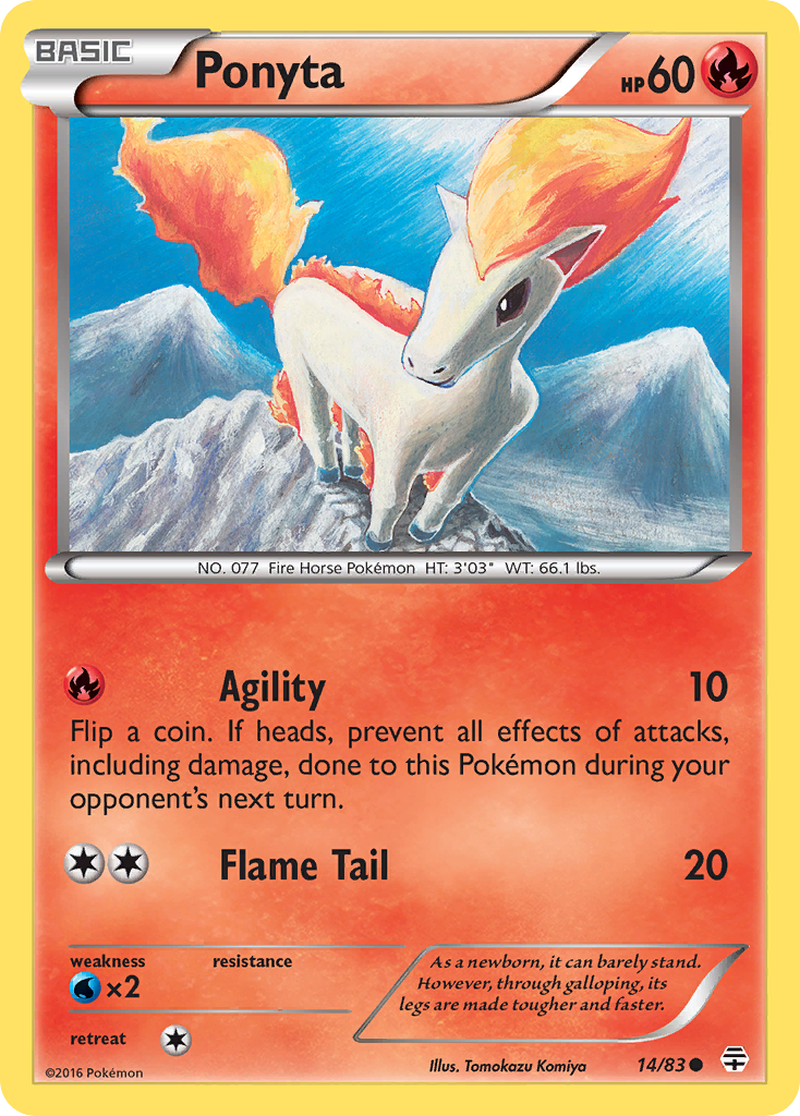 Ponyta (14/83) [XY: Generations] | Jack's On Queen