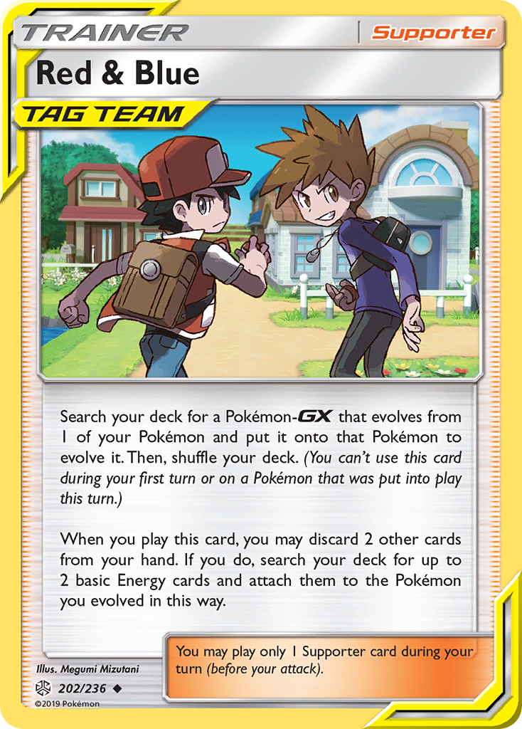 Red & Blue (202/236) [Sun & Moon: Cosmic Eclipse] | Jack's On Queen