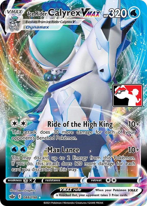 Ice Rider Calyrex VMAX (046/198) [Prize Pack Series One] | Jack's On Queen