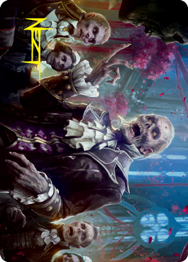 Undead Butler Art Card (Gold-Stamped Signature) [Innistrad: Crimson Vow Art Series] | Jack's On Queen