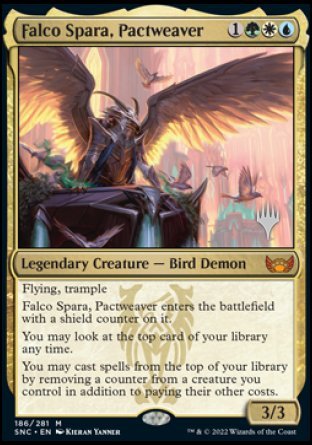 Falco Spara, Pactweaver (Promo Pack) [Streets of New Capenna Promos] | Jack's On Queen