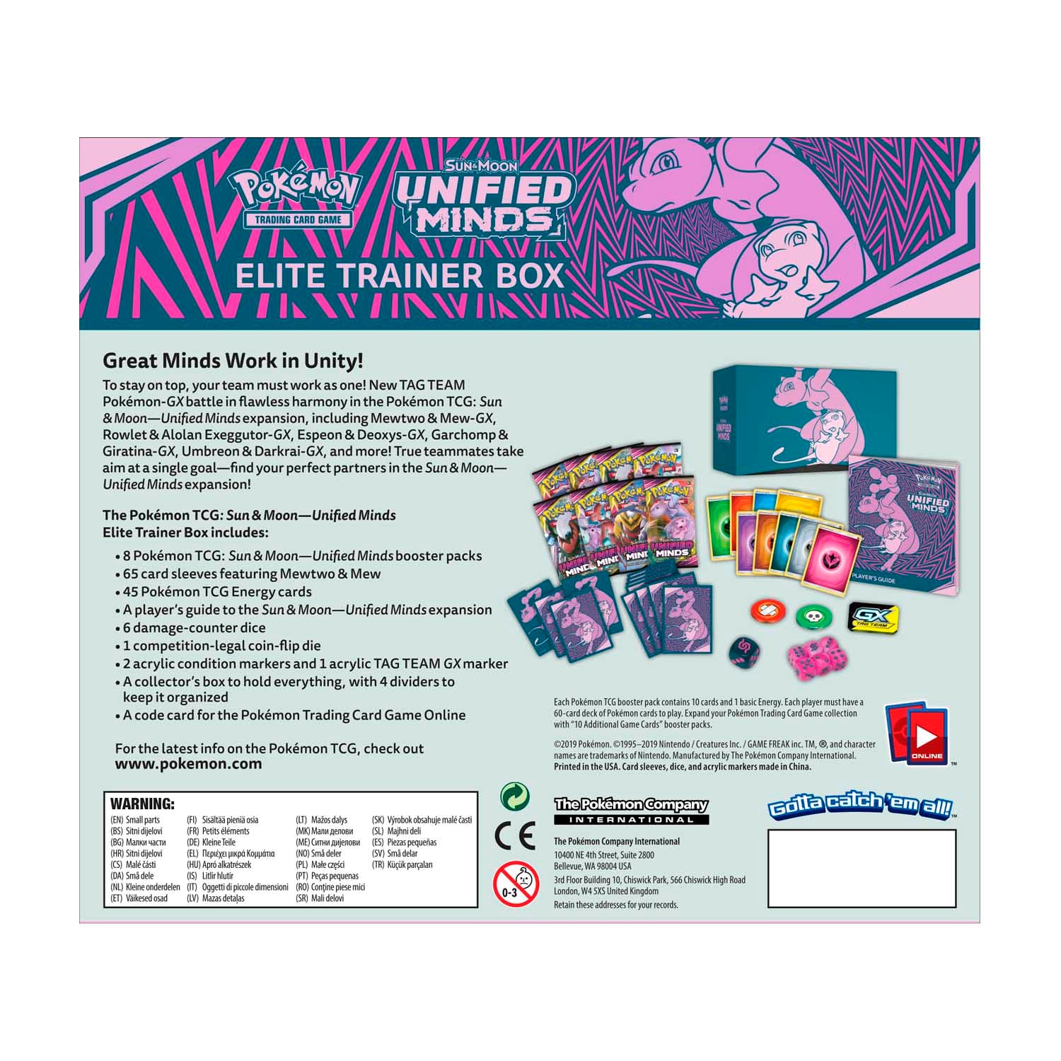 Sun & Moon: Unified Minds - Elite Trainer Box | Jack's On Queen