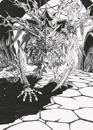 Thrun, Breaker of Silence Art Card [Phyrexia: All Will Be One Art Series] | Jack's On Queen