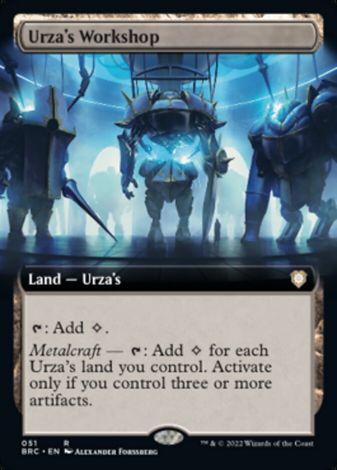 Urza's Workshop (Extended Art) [The Brothers' War Commander] | Jack's On Queen