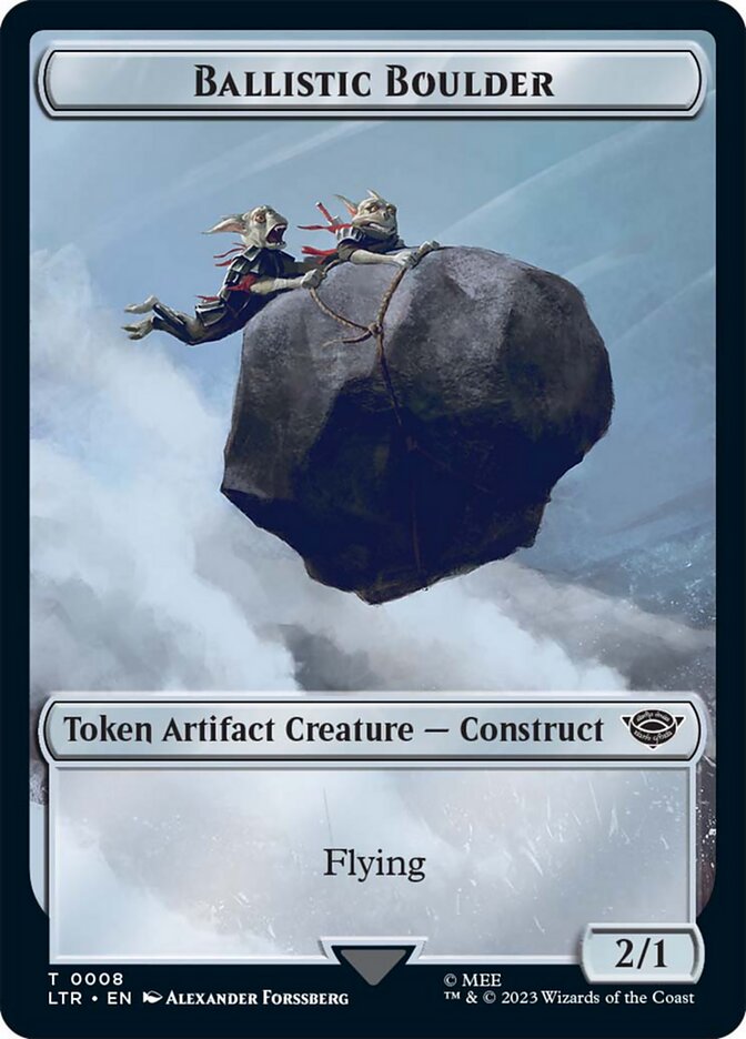 Ballistic Boulder Token [The Lord of the Rings: Tales of Middle-Earth Tokens] | Jack's On Queen