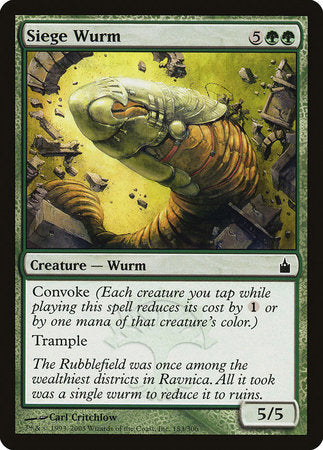 Siege Wurm [Ravnica: City of Guilds] | Jack's On Queen