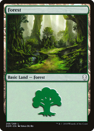 Forest (266) [Dominaria] | Jack's On Queen