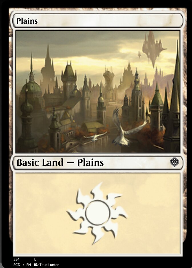 Plains (334) [Starter Commander Decks] | Jack's On Queen