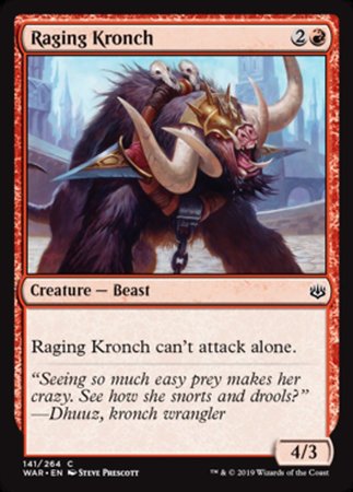 Raging Kronch [War of the Spark] | Jack's On Queen