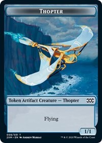 Thopter (008) // Wurm (030) Double-sided Token [Double Masters Tokens] | Jack's On Queen
