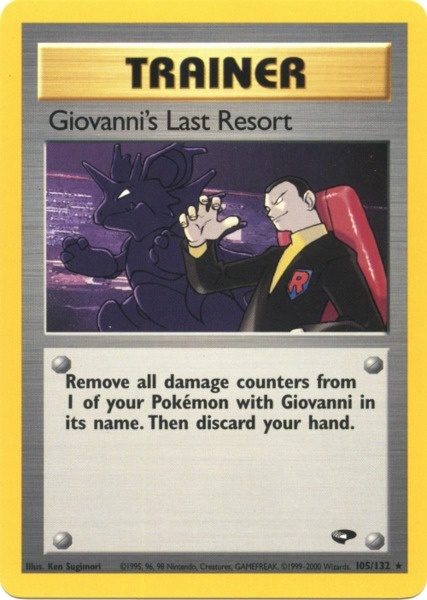 Giovanni's Last Resort (105/132) [Gym Challenge Unlimited] | Jack's On Queen