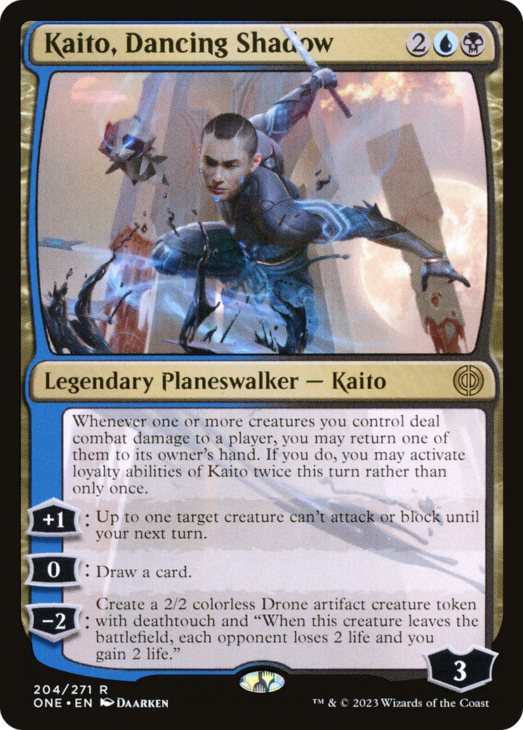 Kaito, Dancing Shadow [Phyrexia: All Will Be One] | Jack's On Queen