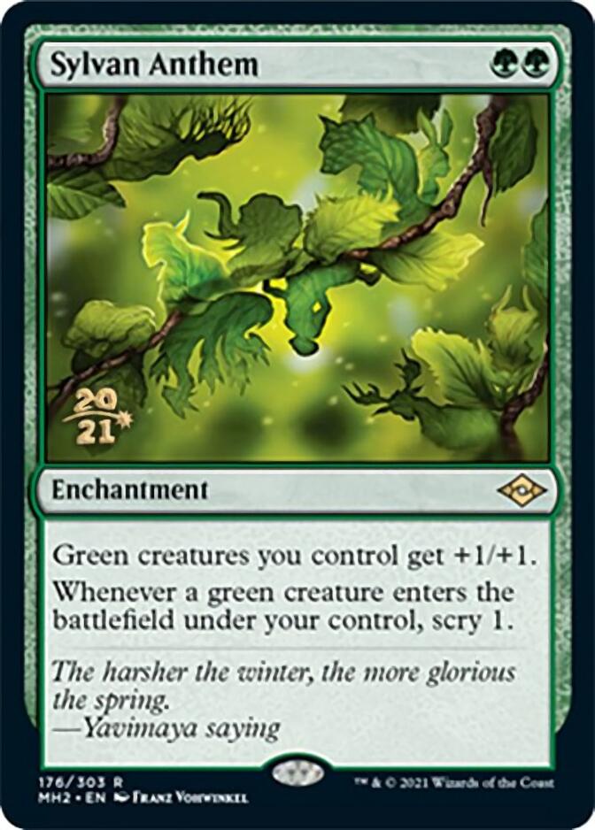 Sylvan Anthem [Modern Horizons 2 Prerelease Promos] | Jack's On Queen