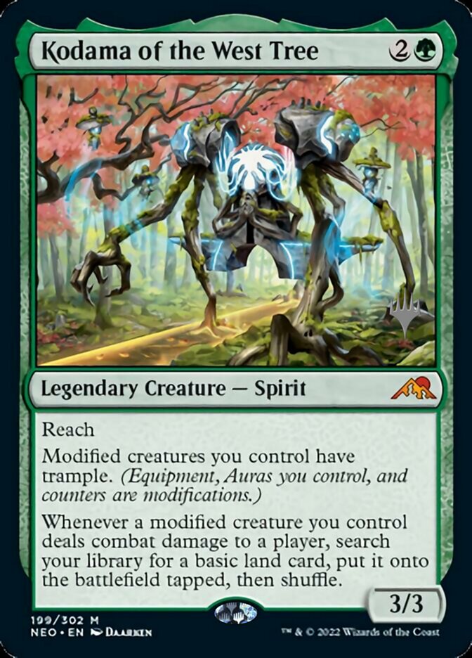Kodama of the West Tree (Promo Pack) [Kamigawa: Neon Dynasty Promos] | Jack's On Queen