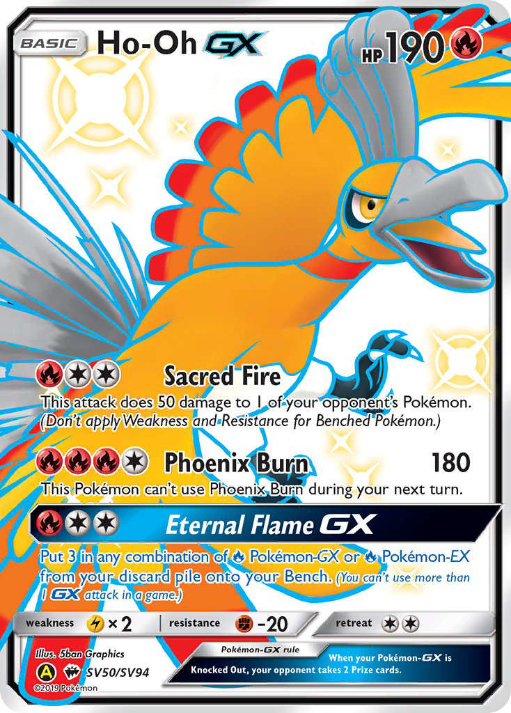 Ho-Oh GX (SV50/SV94) [Sun & Moon: Hidden Fates - Shiny Vault] | Jack's On Queen