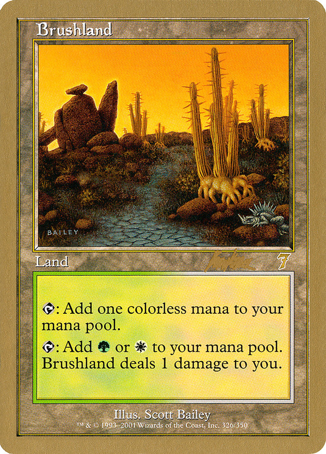 Brushland (Brian Kibler) [World Championship Decks 2002] | Jack's On Queen