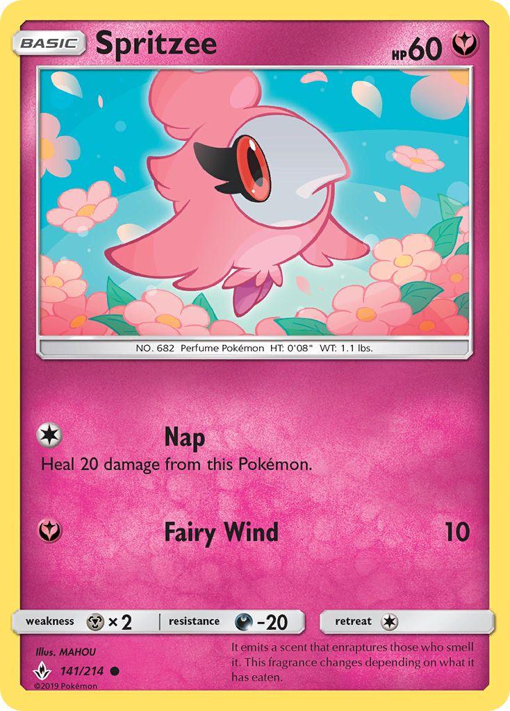 Spritzee (141/214) [Sun & Moon: Unbroken Bonds] | Jack's On Queen