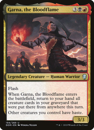 Garna, the Bloodflame [Dominaria] | Jack's On Queen