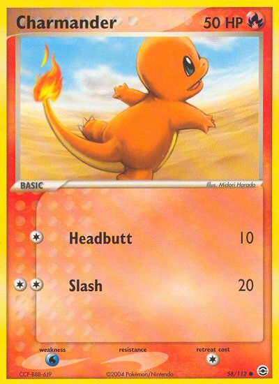 Charmander (58/112) [EX: FireRed & LeafGreen] | Jack's On Queen
