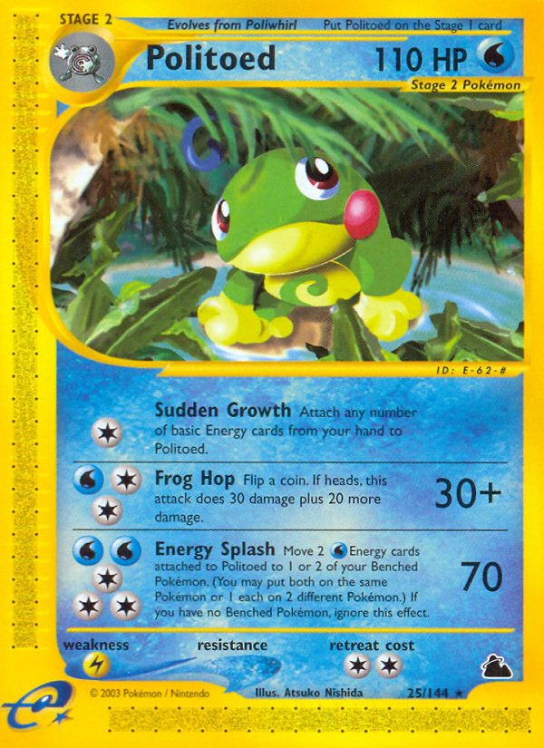 Politoed (25/144) [Skyridge] | Jack's On Queen