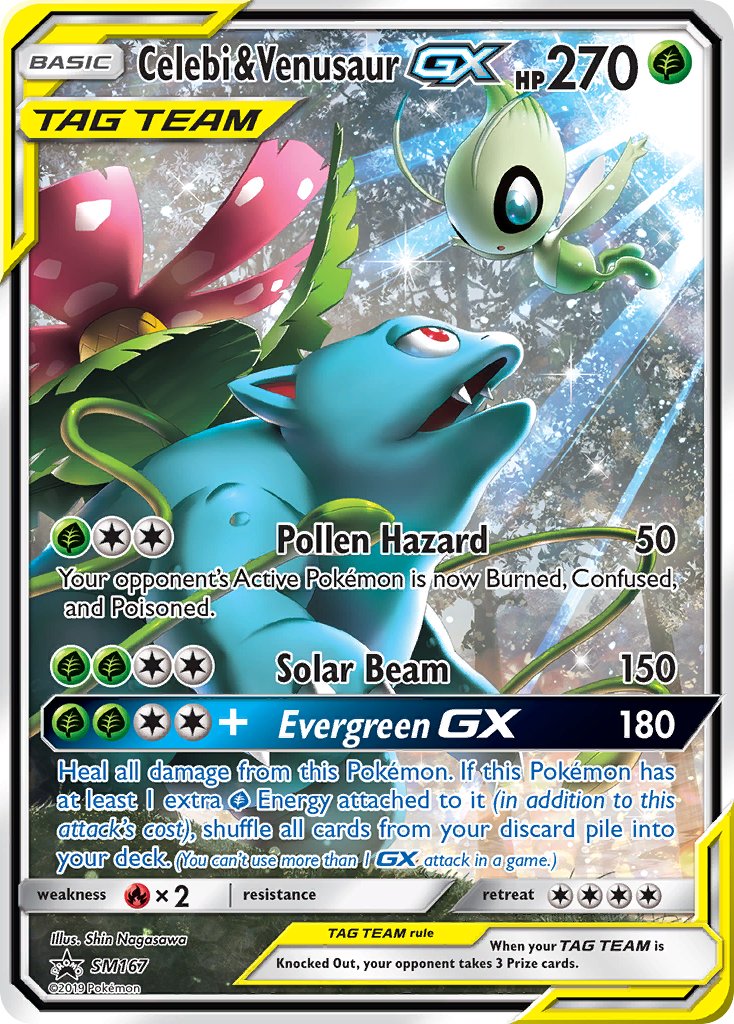 Celebi & Venusaur GX (SM167) [Sun & Moon: Black Star Promos] | Jack's On Queen