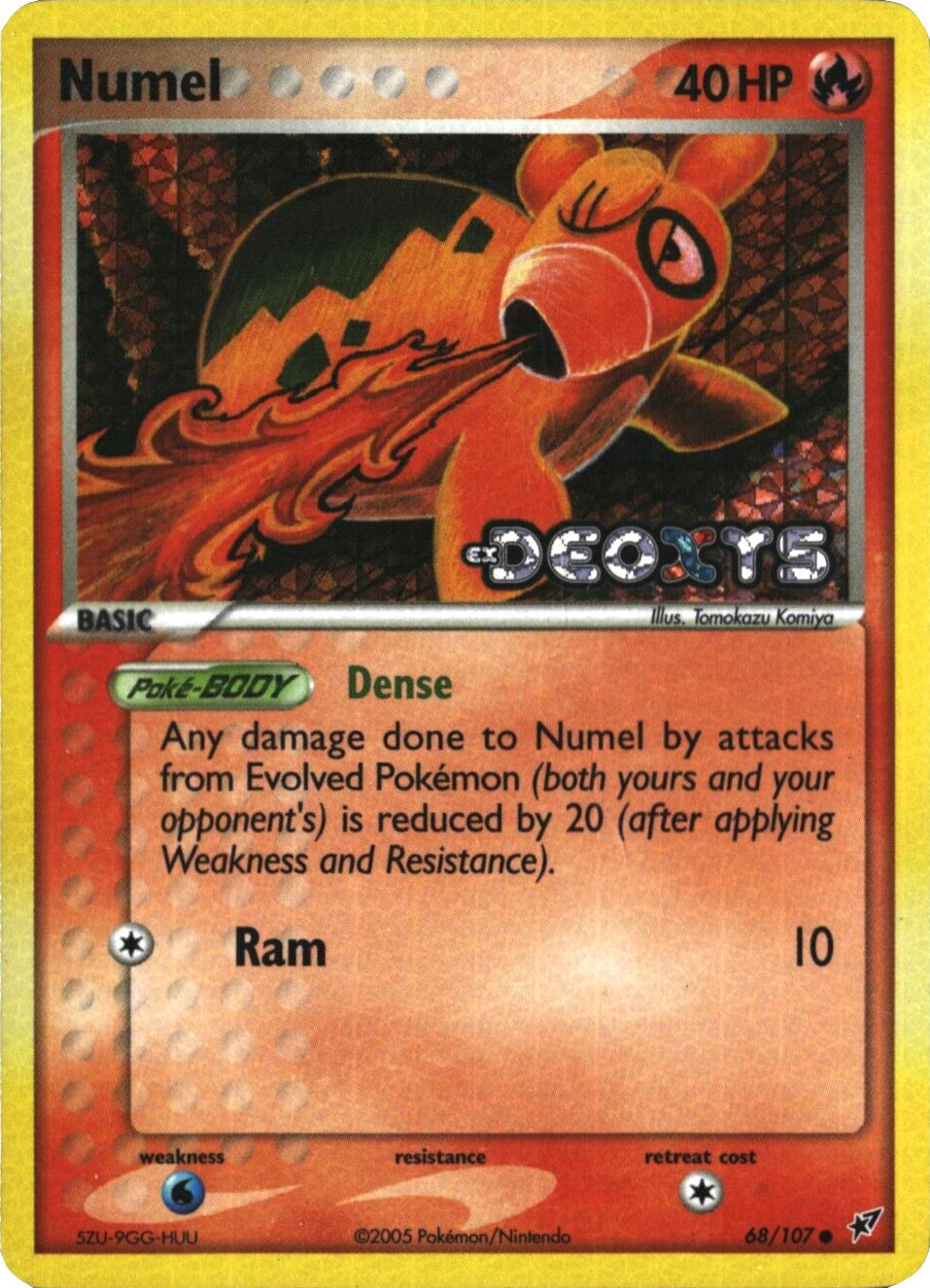 Numel (68/107) (Stamped) [EX: Deoxys] | Jack's On Queen