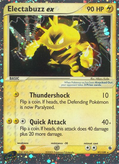 Electabuzz ex (97/109) [EX: Ruby & Sapphire] | Jack's On Queen