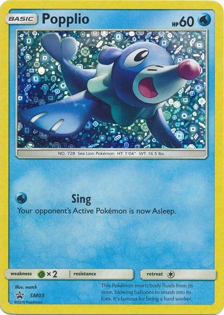 Popplio (SM03) (General Mills Promo) [Sun & Moon: Black Star Promos] | Jack's On Queen