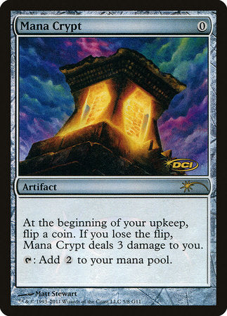 Mana Crypt [Judge Gift Cards 2011] | Jack's On Queen