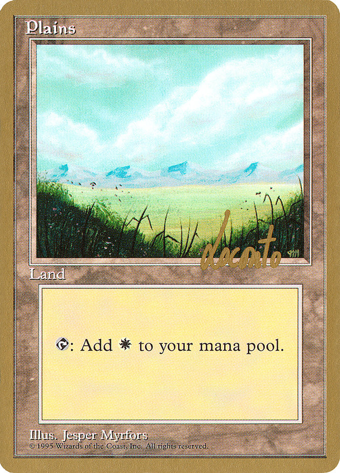 Plains (ml366) (Michael Loconto) [Pro Tour Collector Set] | Jack's On Queen