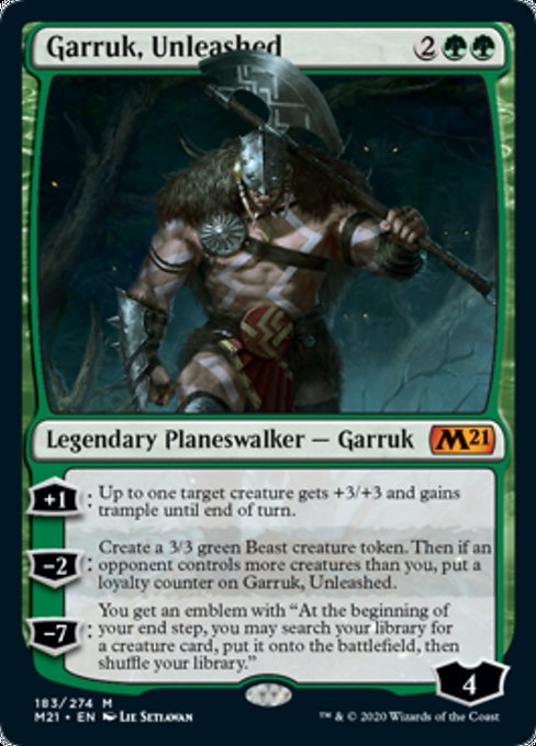 Garruk, Unleashed [Core Set 2021] | Jack's On Queen