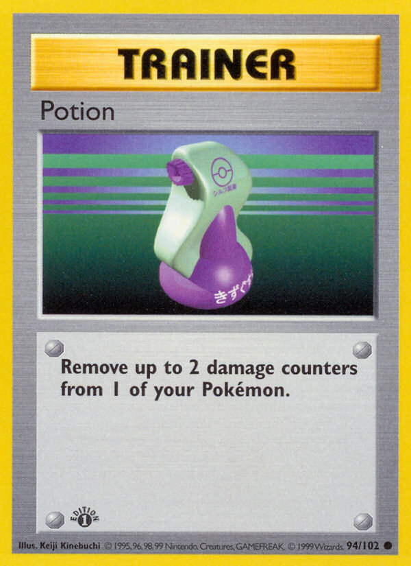 Potion (94/102) (Shadowless) [Base Set 1st Edition] | Jack's On Queen