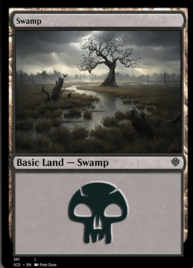 Swamp (342) [Starter Commander Decks] | Jack's On Queen