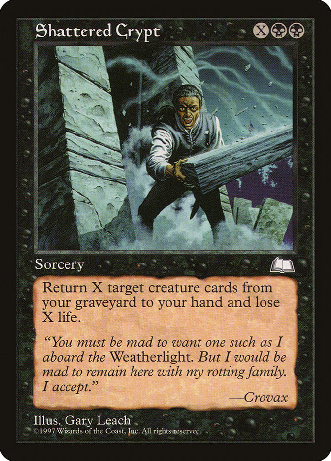 Shattered Crypt [Weatherlight] | Jack's On Queen