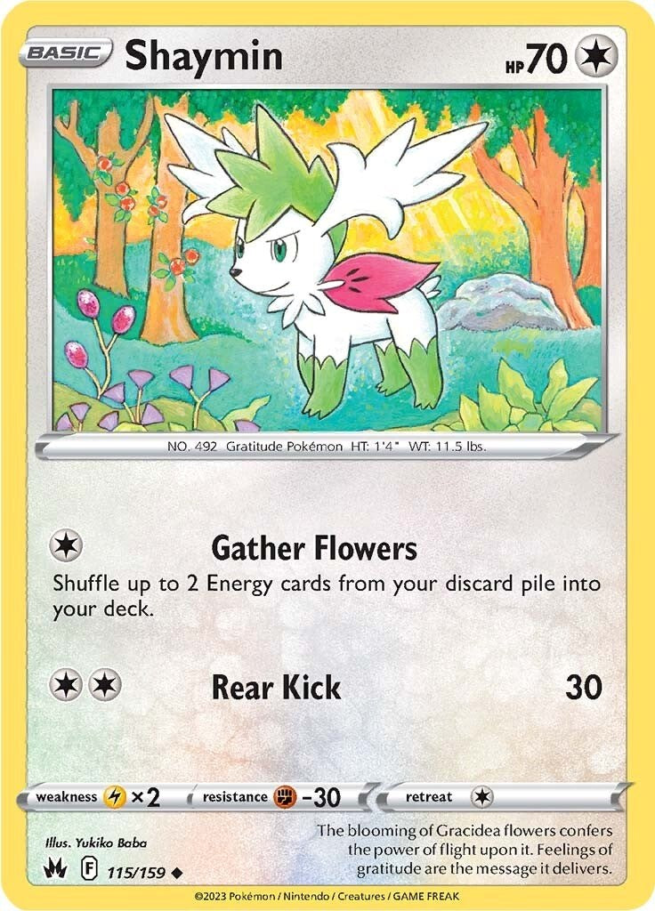 Shaymin (115/159) [Sword & Shield: Crown Zenith] | Jack's On Queen