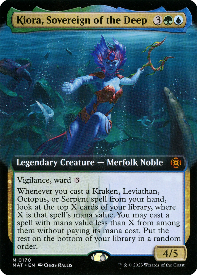 Kiora, Sovereign of the Deep (Extended Art) [March of the Machine: The Aftermath] | Jack's On Queen