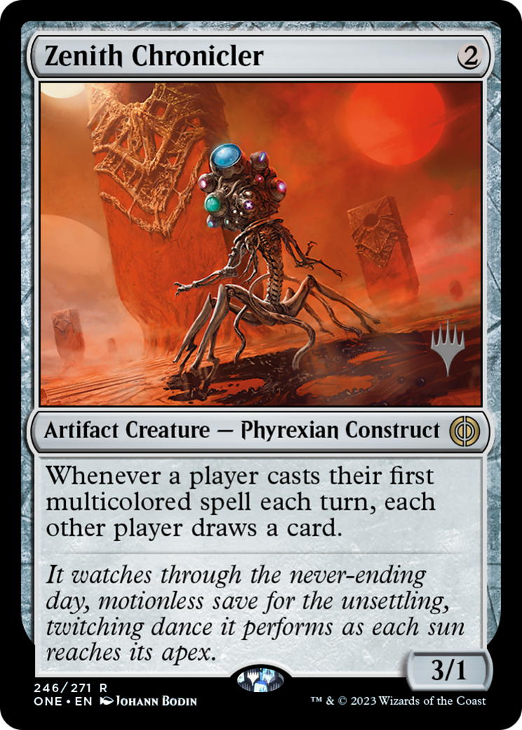 Zenith Chronicler (Promo Pack) [Phyrexia: All Will Be One Promos] | Jack's On Queen