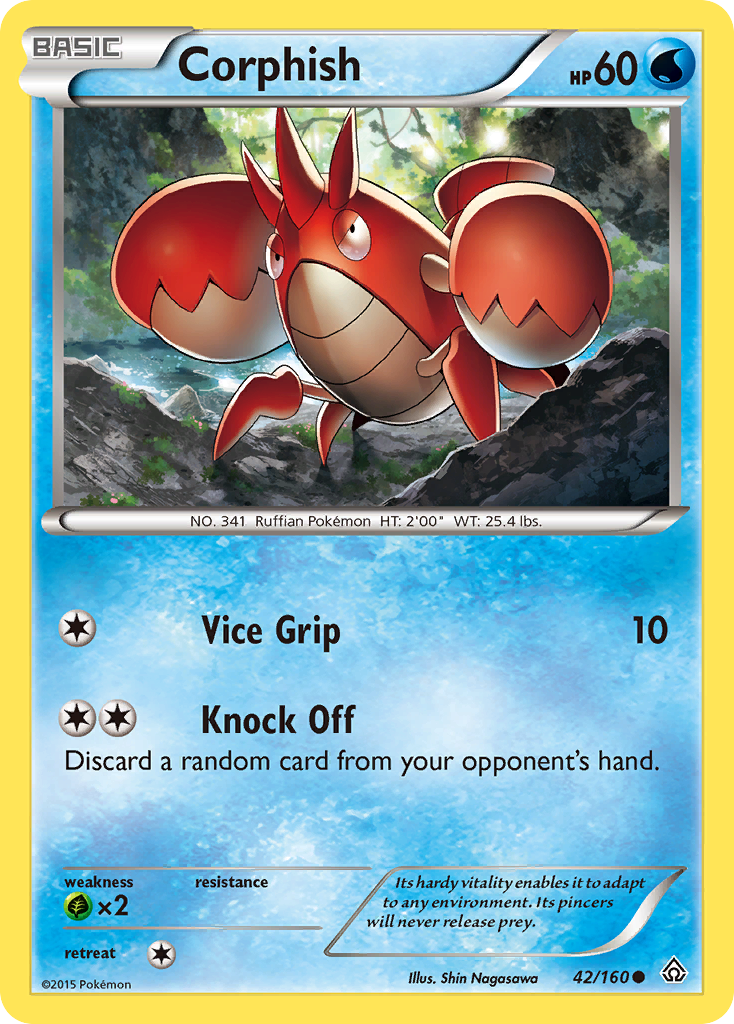Corphish (42/160) [XY: Primal Clash] | Jack's On Queen