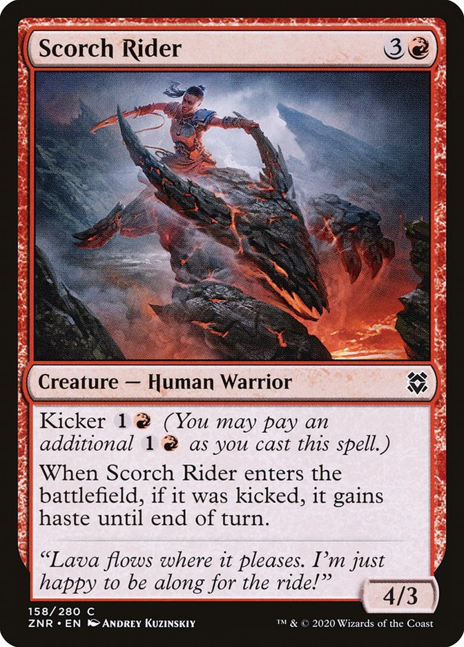Scorch Rider [Zendikar Rising] | Jack's On Queen