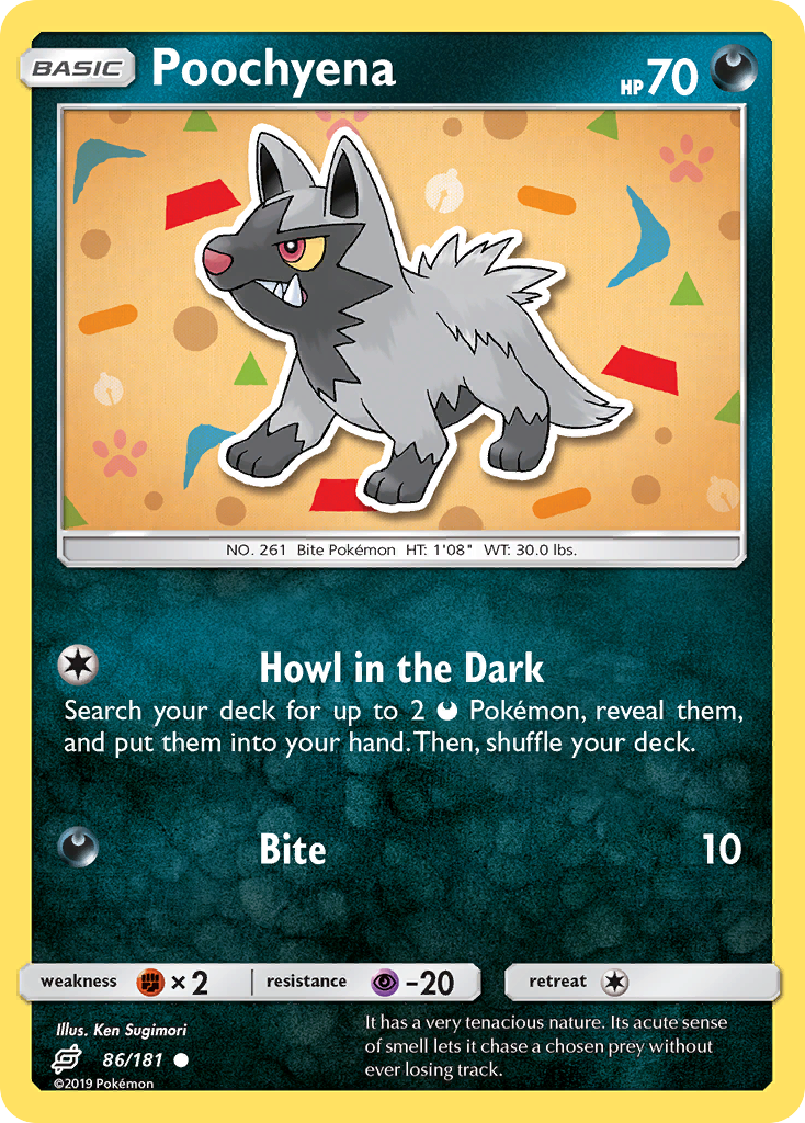 Poochyena (86/181) [Sun & Moon: Team Up] | Jack's On Queen