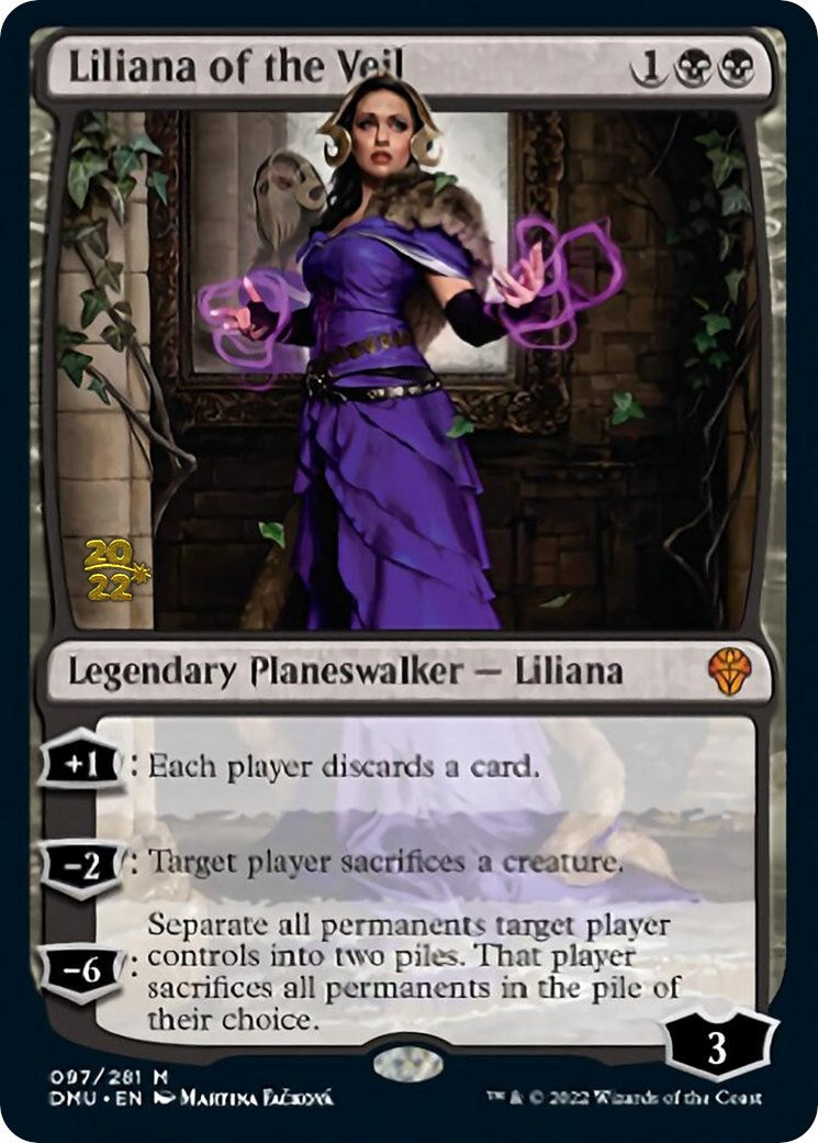 Liliana of the Veil [Dominaria United Prerelease Promos] | Jack's On Queen