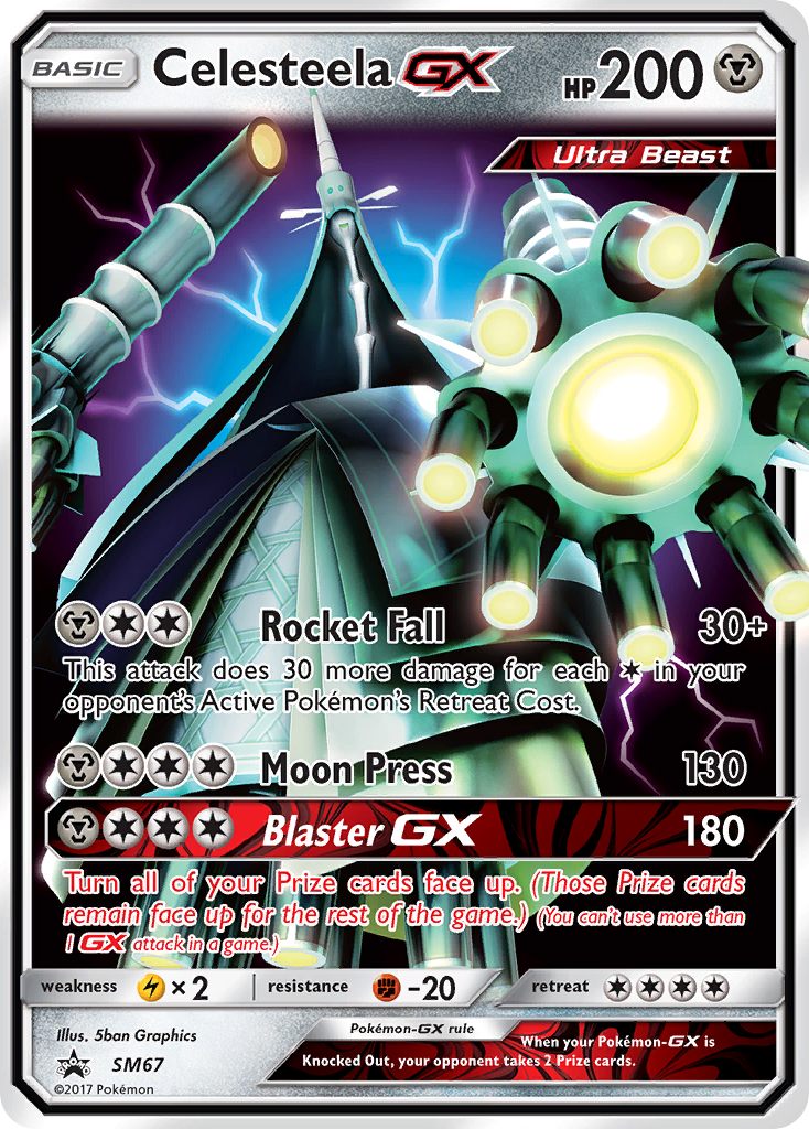 Celesteela GX (SM67) [Sun & Moon: Black Star Promos] | Jack's On Queen