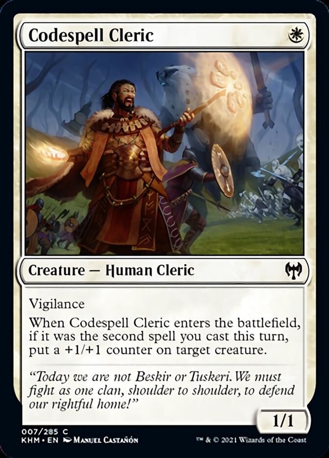 Codespell Cleric [Kaldheim] | Jack's On Queen