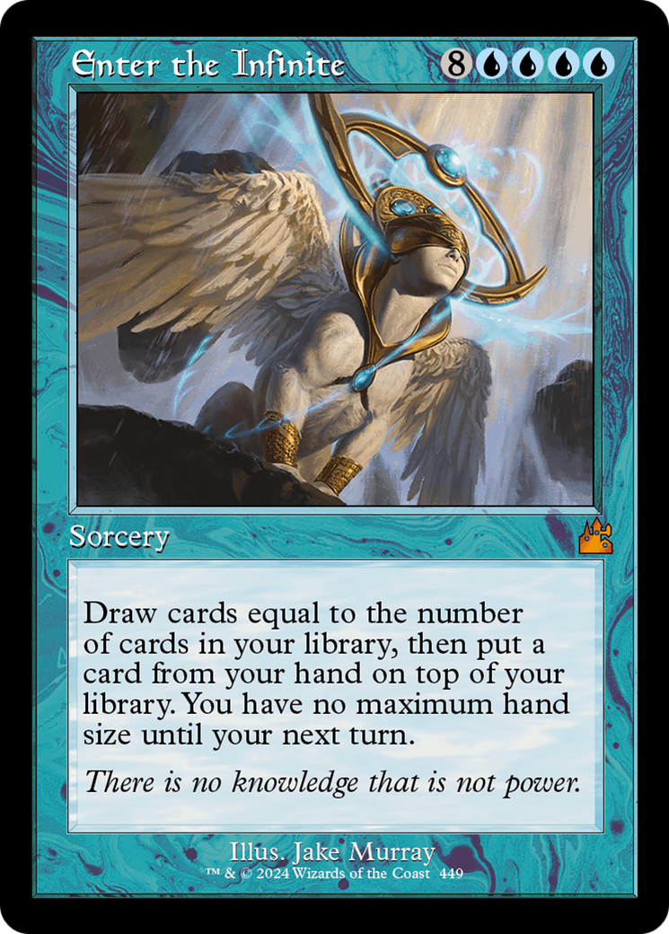 Enter the Infinite (Retro Frame) [Ravnica Remastered] | Jack's On Queen