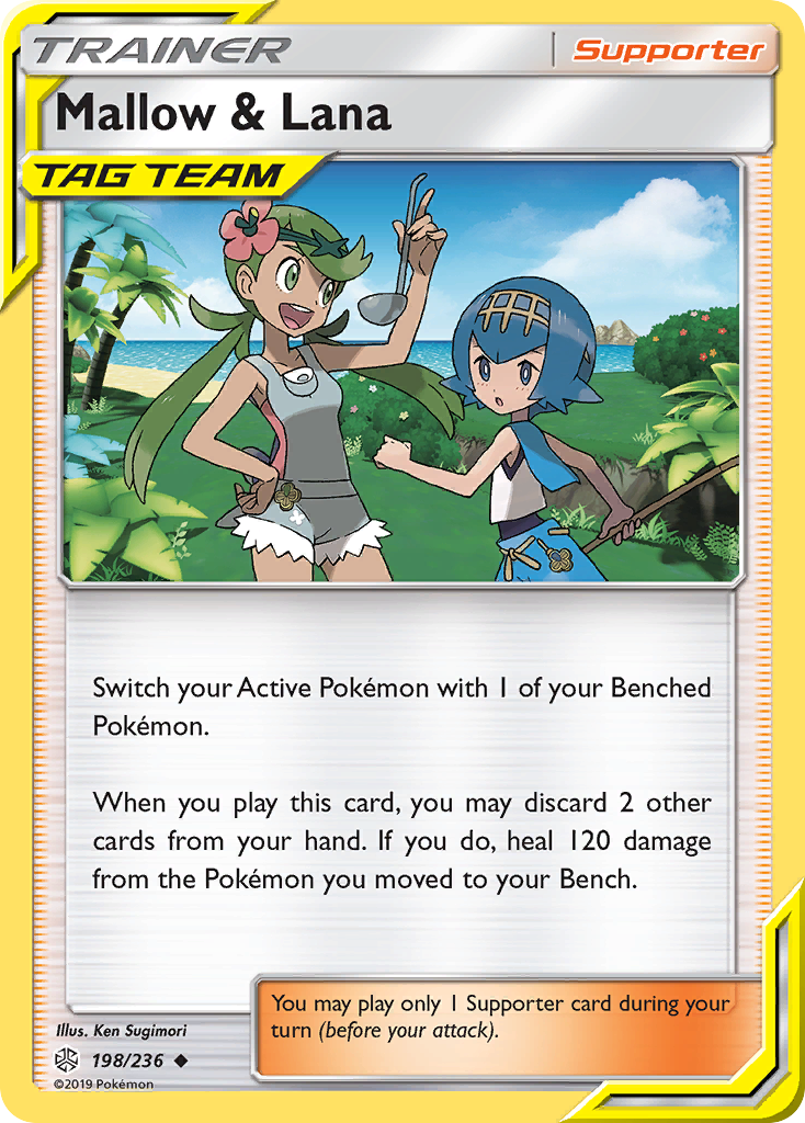 Mallow & Lana (198/236) [Sun & Moon: Cosmic Eclipse] | Jack's On Queen
