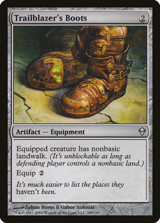 Trailblazer's Boots [Zendikar] | Jack's On Queen
