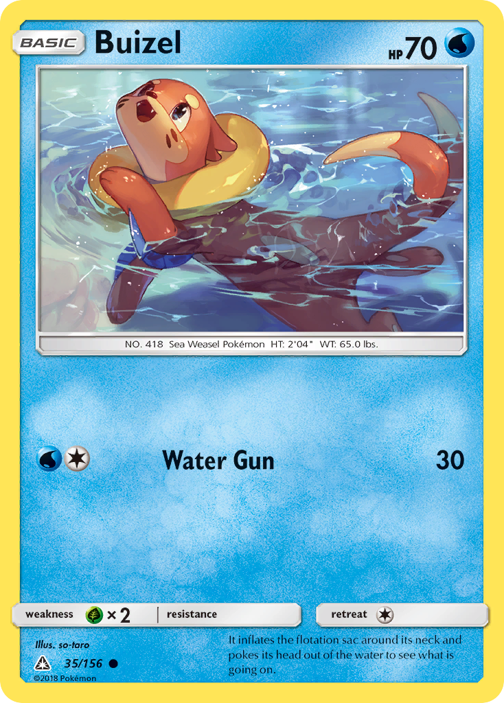 Buizel (35/156) [Sun & Moon: Ultra Prism] | Jack's On Queen