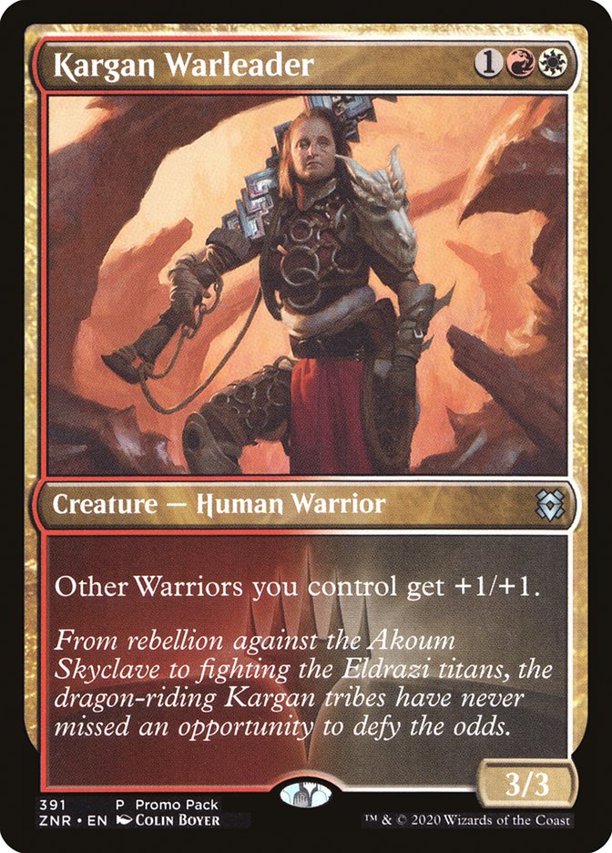 Kargan Warleader (Promo Pack) [Zendikar Rising Promos] | Jack's On Queen