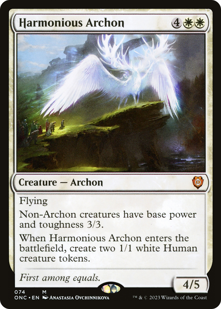Harmonious Archon [Phyrexia: All Will Be One Commander] | Jack's On Queen