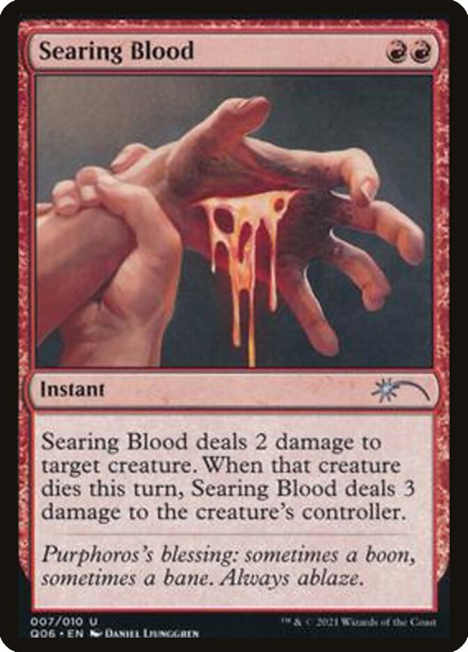 Searing Blood [Pioneer Challenger Decks 2021] | Jack's On Queen